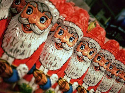 Typische Zutaten von Lindt Weihnachtsmännern