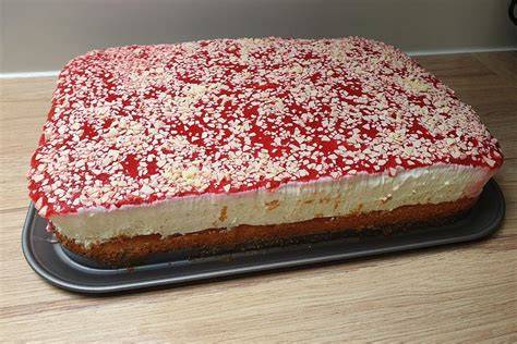 USA-Flaggenkuchen als Partytorte (Blechkuchen)