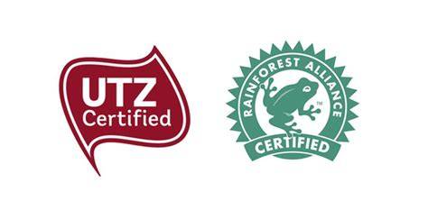 UTZ, Fairtrade, Rainforest Alliance Logos und Erläuterungen