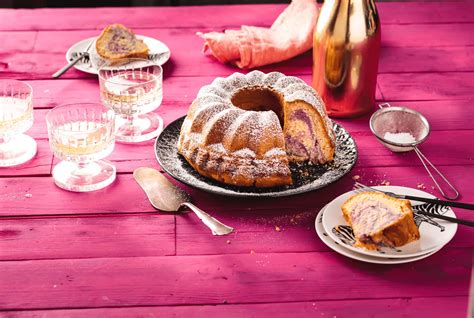Ube Marmorkuchen Gugelhupf