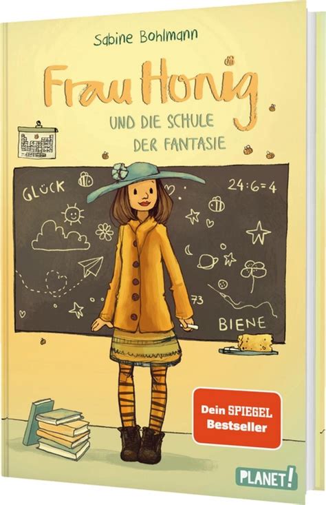 Umschlag und Seiten der beliebten Frau Honig-Kinderbücher