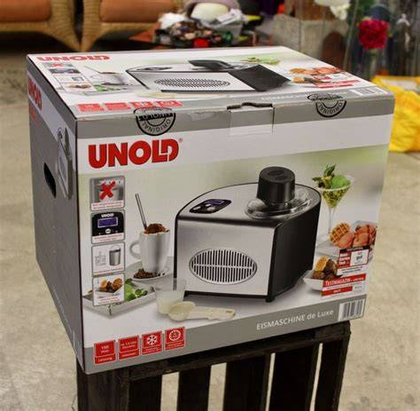 Unold Eismaschine de Luxe und Eisschale