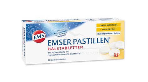Unterschiede und Zusammensetzung der Emser Pastillen