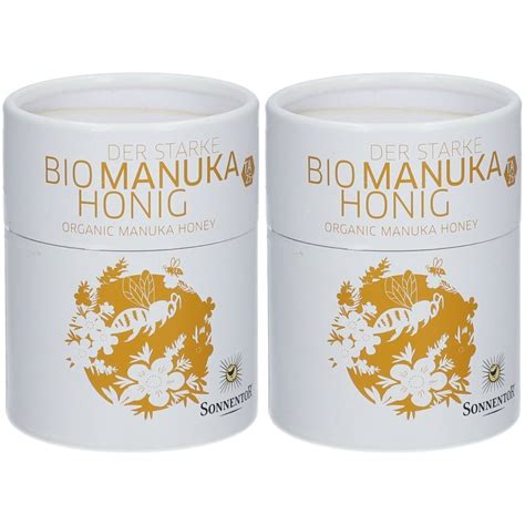 Unterschiedliche Manuka-Honig Produkte: Gläser, Sachets, Spray