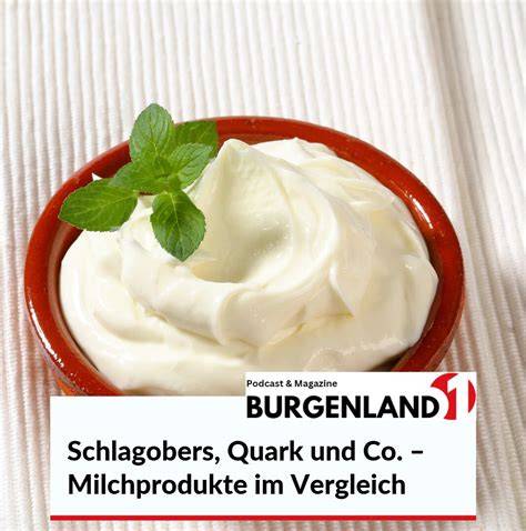 Unterschiedliche Milchprodukte im Vergleich: Schmand, Sauerrahm, Crème Fraîche