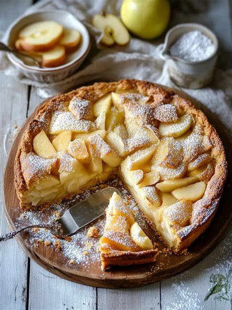 Unterschiedliche Variationen von Apfelkuchen auf einem Backblech