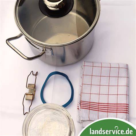 Utensilien fürs Einkochen - Übersicht