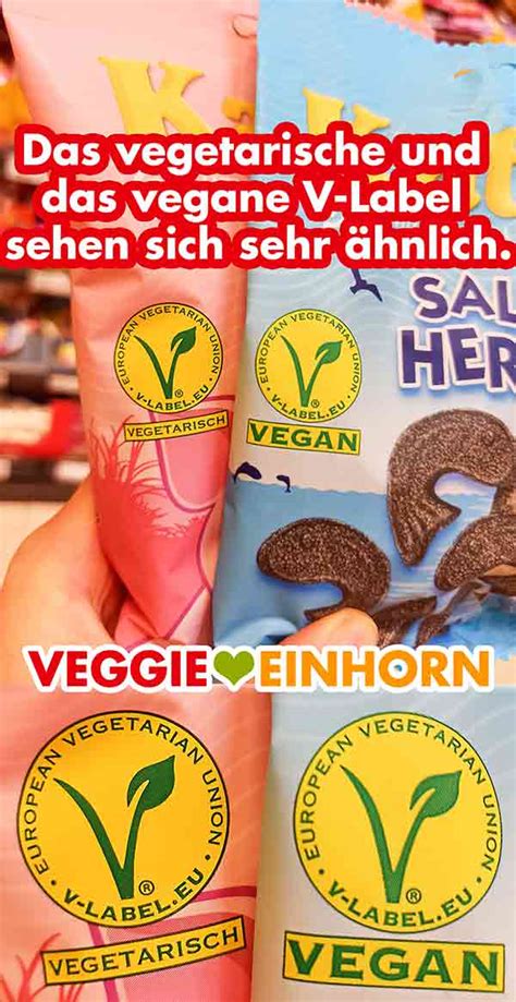 V-Label und Veganblume auf Schokoladenverpackungen