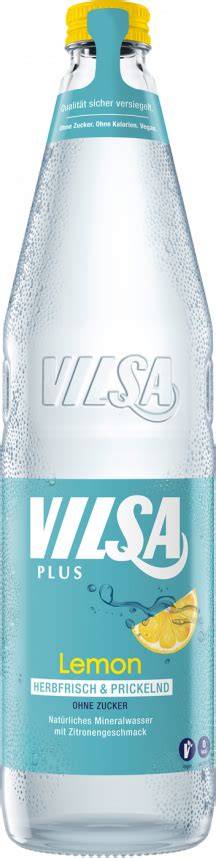 VILSA Plus Lemon Flasche Glas 0,7 l