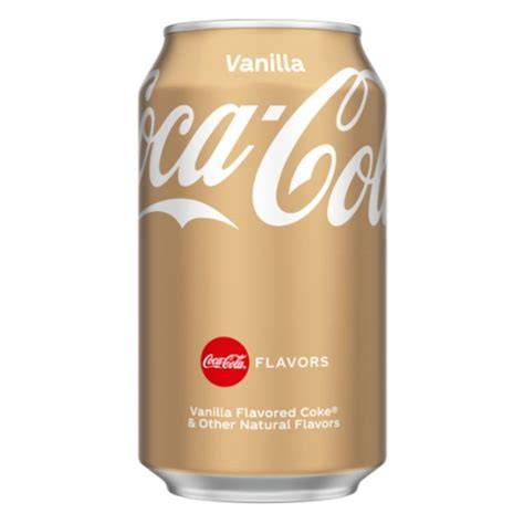 Vanilla Coke Dose und Zutaten-Illustration