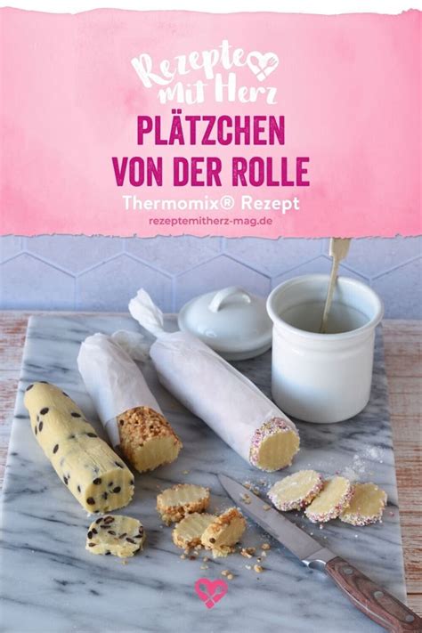 Vanille-Mandel-Plätzchen von der Rolle nach dem Backen