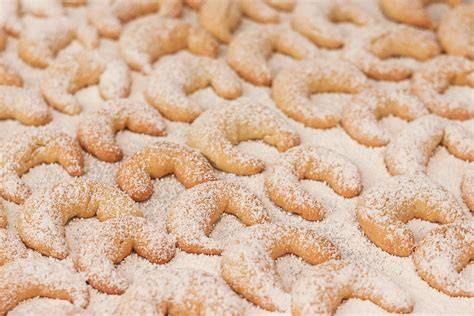 Vanillekipferl auf Blech