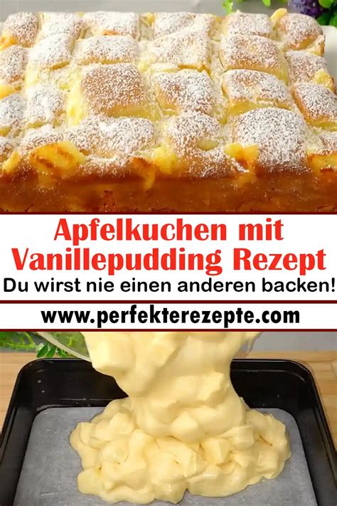 Vanillepudding Rezept Zutaten und Mengen als ansprechende Übersicht