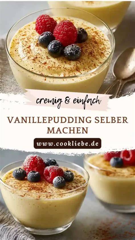 Vanillepudding ohne Pulver, verschiedene Varianten