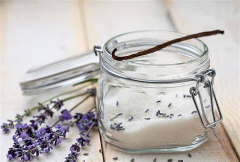 Vanilleschote und Lavendel als Aromazugabe
