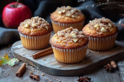 Varianten: Apfel-Zimt-Muffins und Apfel-Haferflocken-Kuchen