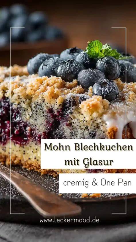 Varianten: Blechkuchen, Springform, Glas - mit Streuseln, Glasur oder Mandelhaube