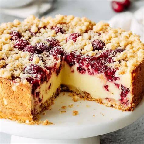 Varianten: Kirschkuchen mit Streuseln, Sahne oder Vanilleeis