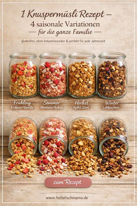 Varianten: Knuspermüsli und Beeren
