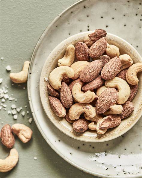 Varianten: Mandeln, Cashews und Sonnenblumenkerne geröstet