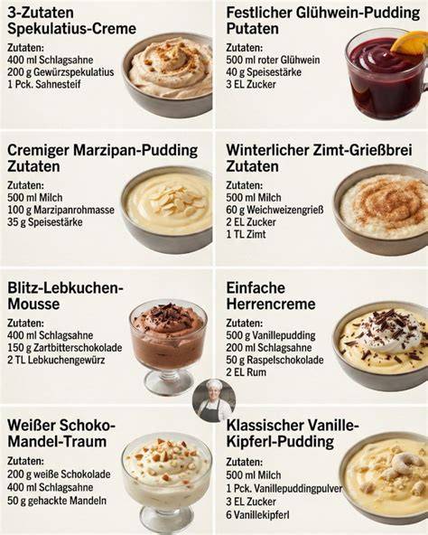 Varianten: Mit Rosinen, Vanillepudding oder Mandeln