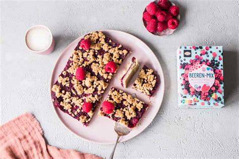 Varianten: Streusel, gefrorene Beeren, glutenfrei