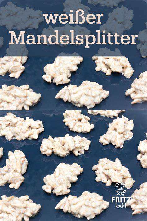 Varianten: weiße und dunkle Mandelsplitter
