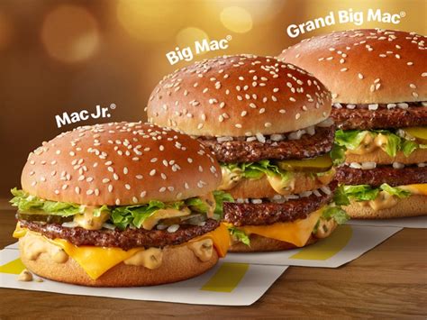 Varianten des Big Mac: Double, Grand, regional