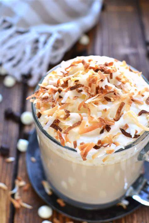 Varianten von Mocha: Coconut Mocha, White Chocolate Mocha