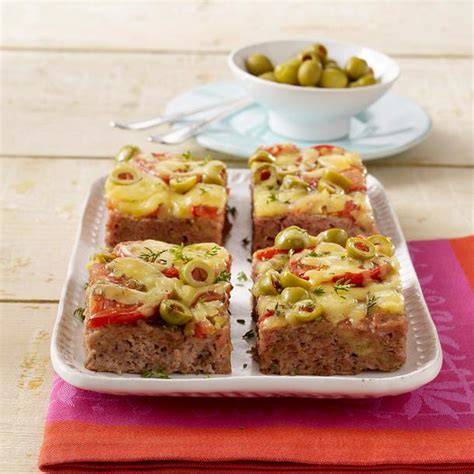 Varianten-Übersicht: Hackbraten mediterran, Hackpizza, Paprika-Hack vom Blech