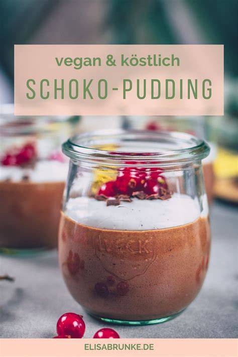 Variation von Puddingcremes: Schokoladenpudding, Fruchtpudding, aromatisierte Creme