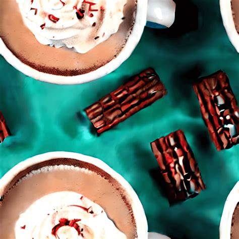 Variationen: klassische, Pfefferminz- und Karamell-Hot-Chocolate
