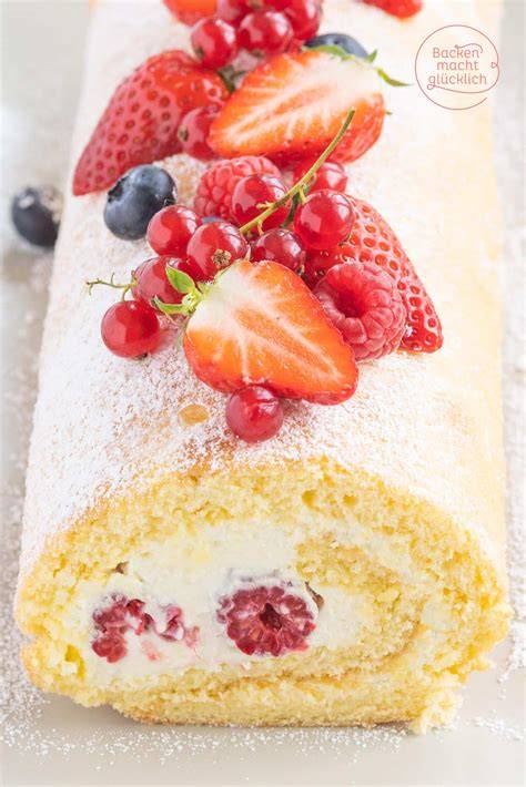 Variationen von Füllungen für glutenfreie Biskuitrolle