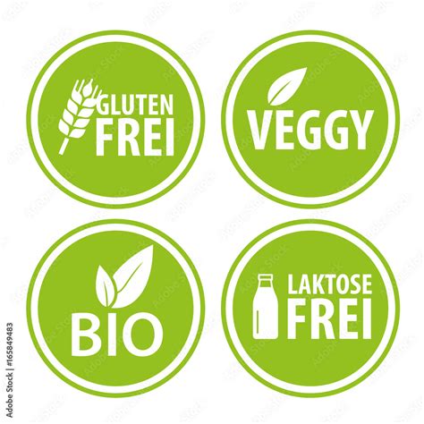 Vegan- und Glutenfrei-Symbole