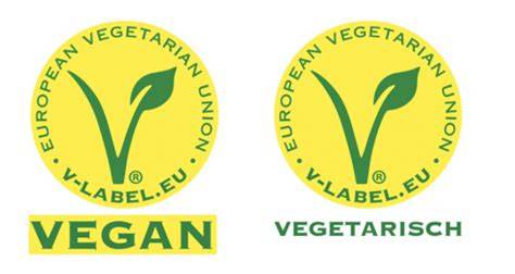 Vegan- und Vegetarier-Siegel auf Produkten