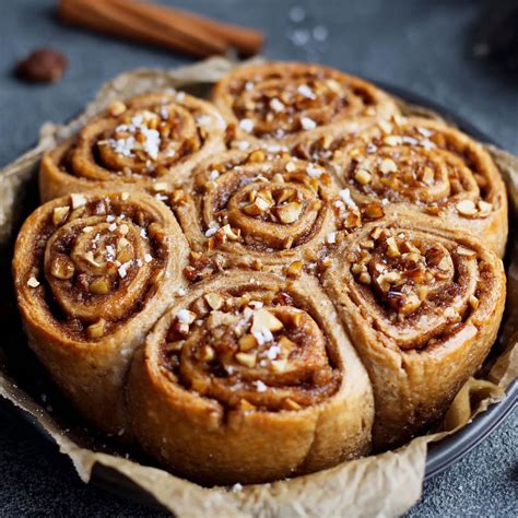 Vegane Apfel-Zimtschnecken in Springform