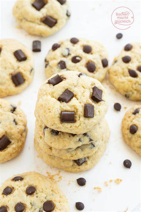 Vegane Choco Chip Cookies ohne Mehl und ohne Ei