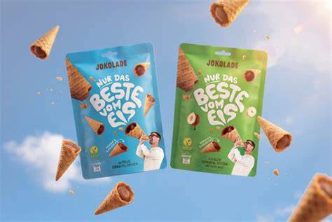 Vegane Eiswaffel-Spitzen mit ChoViva-Füllung als neuester Snack