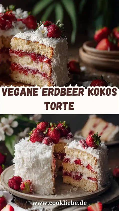 Vegane Erdbeer-Holunderblüten-Torte