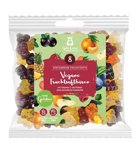 Vegane Fruchtgummis und Schokofrüchte