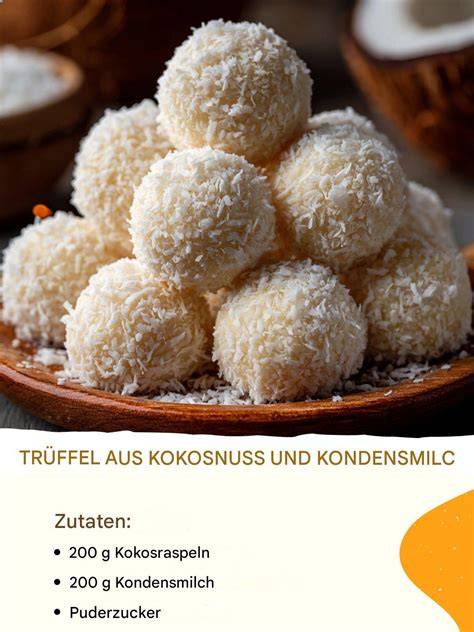 Vegane Kondensmilch-Trüffel in Form geschnitten