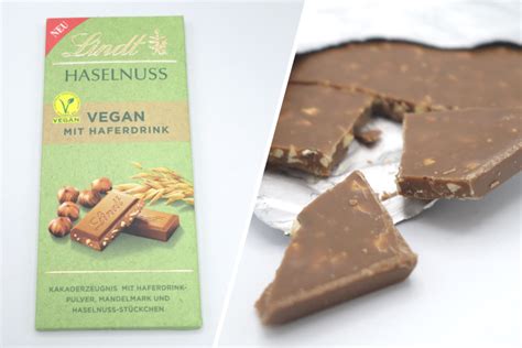 Vegane Lindt Haselnuss-Tafel mit Nussstückchen