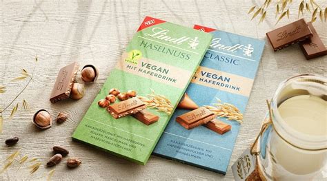 Vegane Lindt-Schokoladenprodukte und innovative Sorten