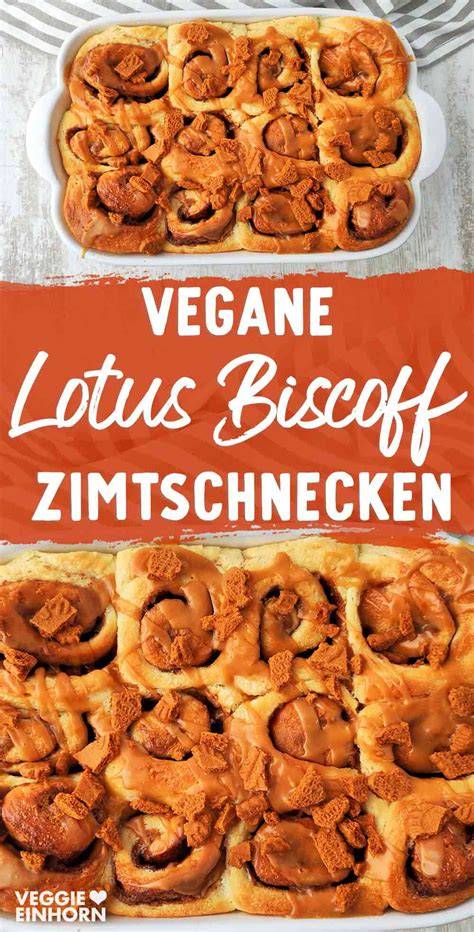 Vegane Lotus Zimtschnecken mit Karamellfüllung