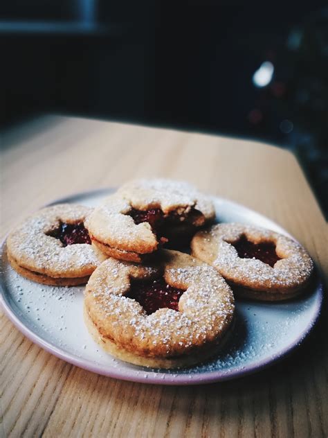 Vegane Marmeladenplätzchen