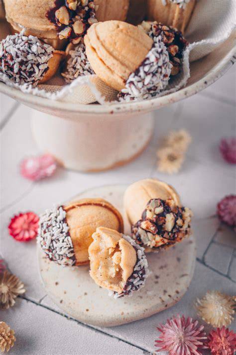Vegane Oreschki mit Schokolade