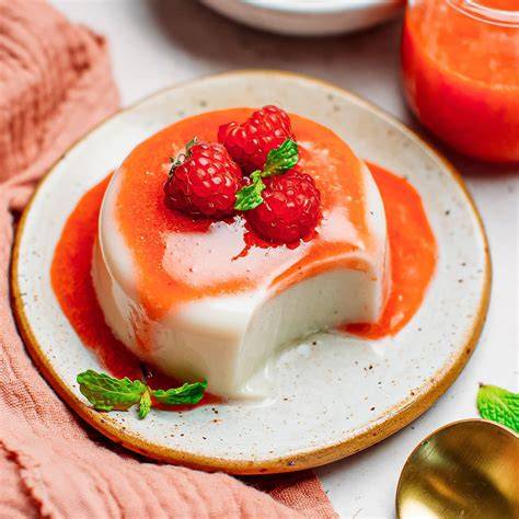 Vegane Panna Cotta mit Agar-Agar