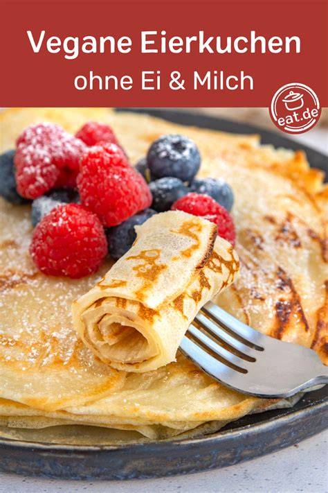 Vegane Pfannkuchen aus Sojadrink und Sojajoghurt