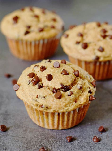 Vegane Schoko-Bananen-Muffins mit Schokodrops