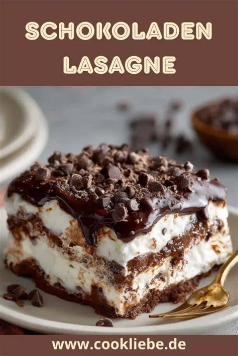 Vegane Schoko-Lasagne mit Brownie-Boden und Seidentofu-Creme